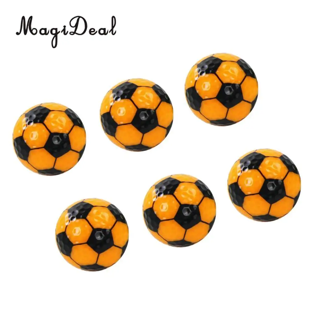 MagiDeal Set 6 Golf Ball Training Practice Balls for Children Adult Beginners Home Garden Travel Indoor Outdoor Sports Gift