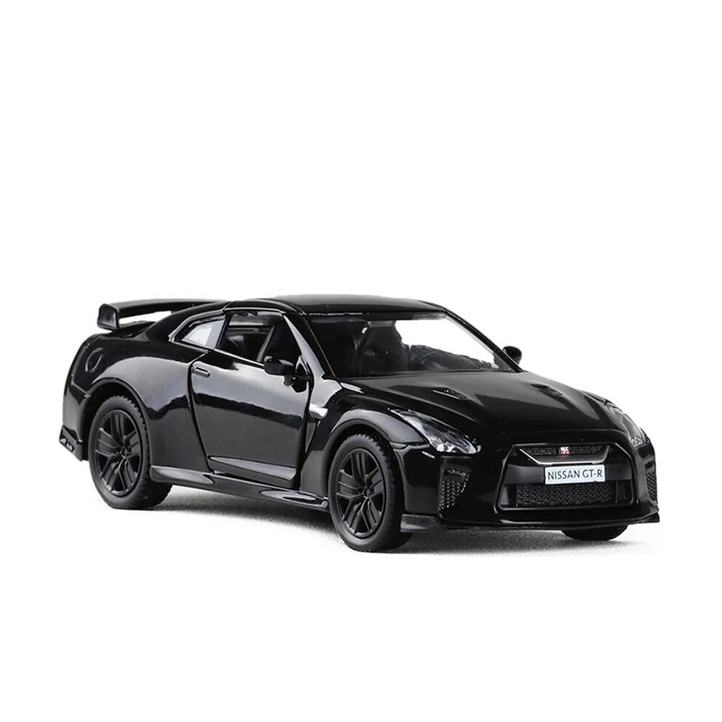 

3 Colors 1:36 Diecast Model Car High Simulation Supercar Scale Alloy Pull Back Nissan GTR R35 Cars Model Toys V007
