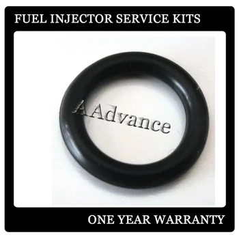 

Fuel Injector Components Orings Kit Black Color,Automotive High Pressure O Ring Size .457ID*.102Thick=11.6*2.59mm