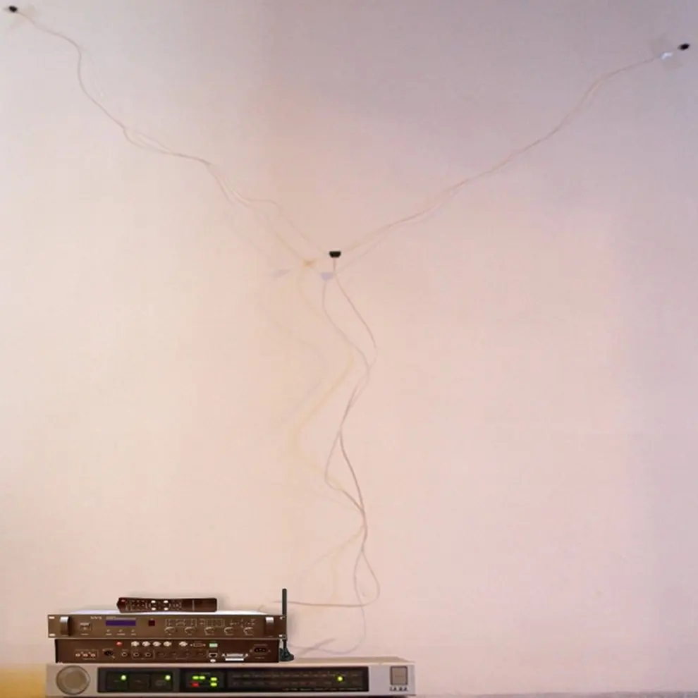 

ANT-108 3.2m 75 Ohm FM Radio Aerial Cable Female Connector for Indoor Home Audio Radio Stereo Receiver