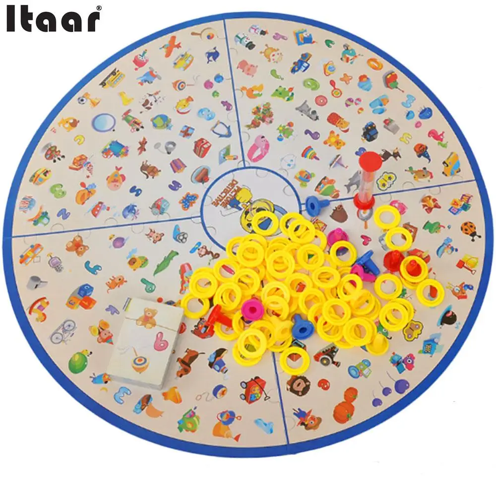 1 Set Detective Find Puzzle Board Game Educational Interactive Children