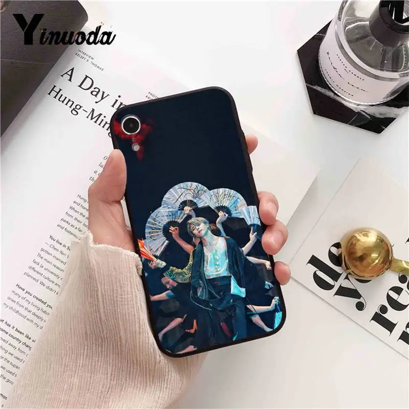 Yinuoda BTS Bangtan V Jimin DIY Painted Phone Case for iPhone X XS MAX 6 6s 7 7plus 8 8Plus 5 5S SE XR Yinuoda BTS Bangtan V Jimin DIY Painted Phone Case for iPhone X XS MAX 6 6s 7 7plus 8 8Plus 5 5S SE XR