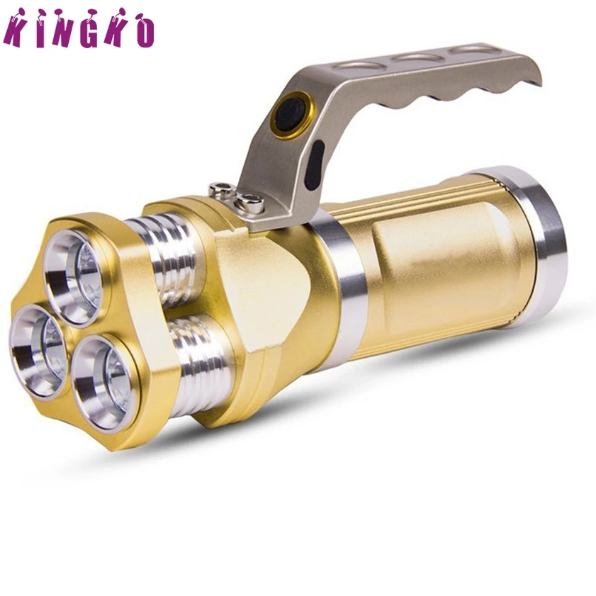 High Quality Rechargeable LED Searchlight Tactical Flashlight 3T6