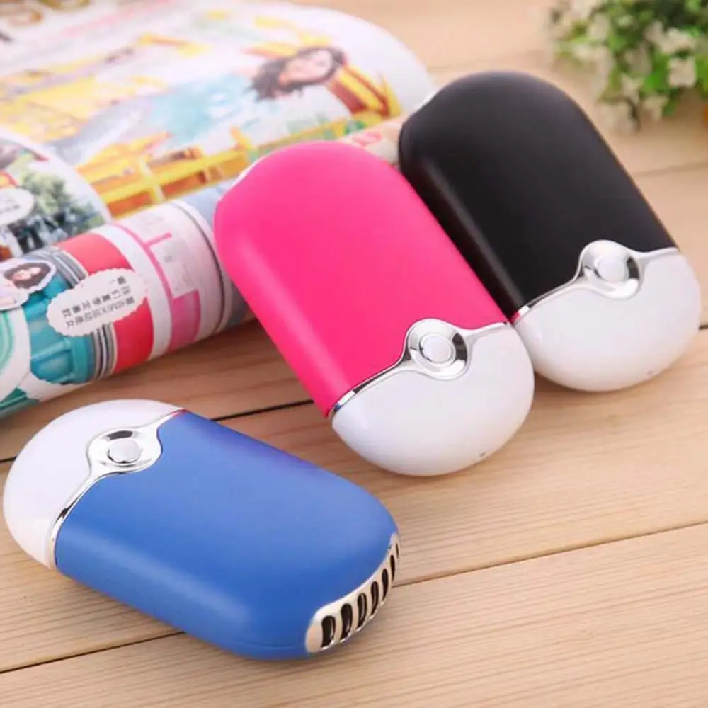 

Portable Handheld Mini Cooling Fan USB Rechargeable Air Conditioning Pocket Cooler Eyelashes Dryer Dedicated