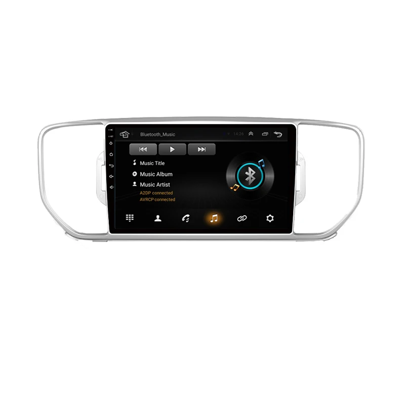 " 2.5D ips Android 8,1 Автомобильный мультимедийный dvd-плеер gps для KIA rio KX5 аудио автомобиля Радио стерео навигации