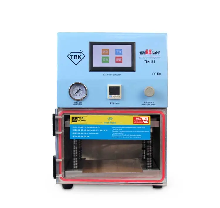  TBK-108 Vacuum OCA Laminating Machine LCD for Samsung edge s7/s6/s6+/s8/s8+ Screen Refurbish Lamina