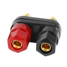 Горячая 2 шт 5 мм резьба двойной банан разъем домофон