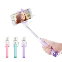 Universal Wired Selfie Stick Tripod Monopod With Button Vlog Silicone Handle For iPhone Xiaomi Huawei Android Phone Samsung цена Universal Wired Selfie Stick Tripod Monopod With Button Vlog Silicone Handle For iPhone Xiaomi Huawei Android Phone Samsung цены онлайн
