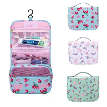 

Large Capacity Hanging Toiletry Bag Large Kit Folding Makeup Organizer Travel Portable Beauty Storage Makeup Bag