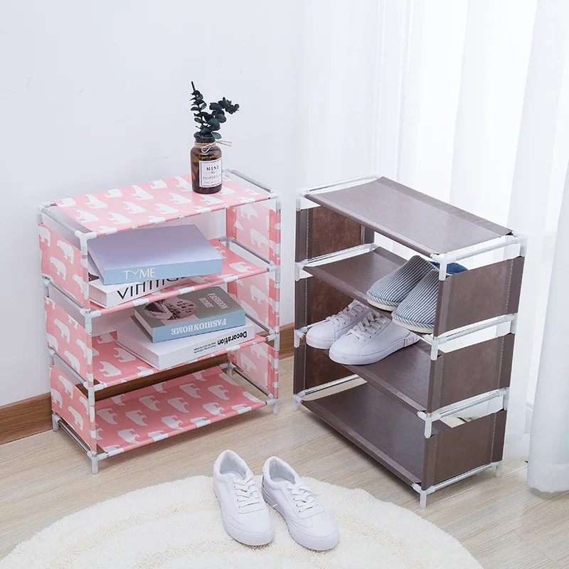 

Creative Multi-layer Non-woven Simple Shoe Rack Multi-functional Shelf Simple Modern Dormitory Shoe Cabinet