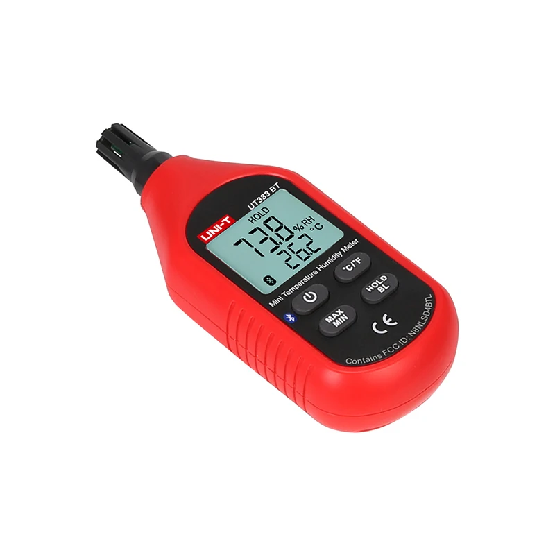 UNI T UT333/UT333BT(Bluetooth) миниатюрный Измеритель температуры и влажности для помещений