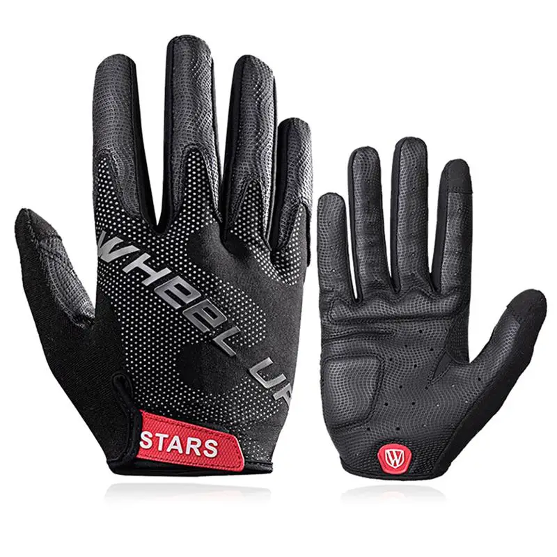 Велосипедные перчатки на полный палец, противоскользящие велосипедные перчатки с сенсорным экраном для горного велосипеда, перчатки для шоссейного велосипеда, спортивные противоударные перчатки