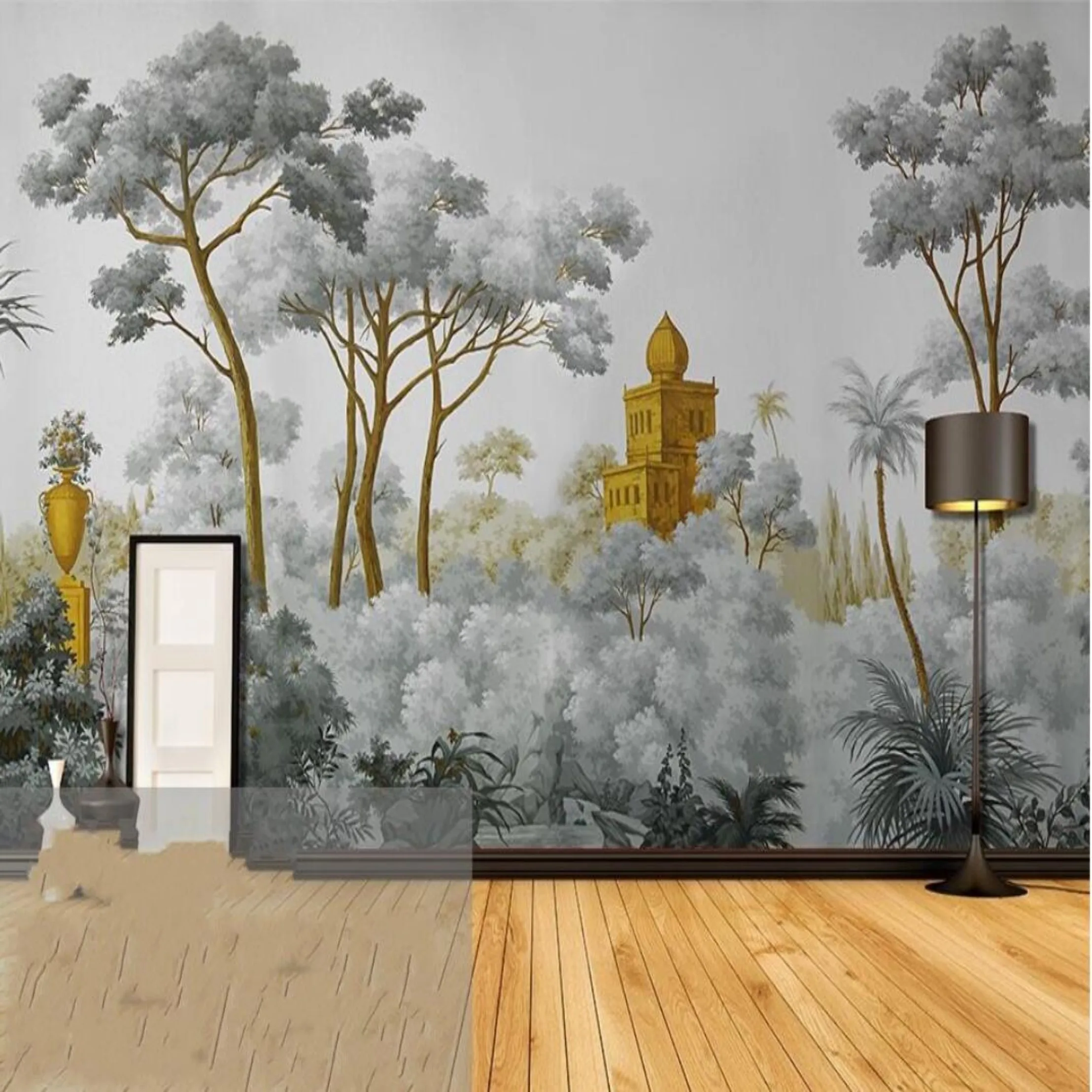 

Custom Wallpapers Large Mural Painting Hand painted European Medieval Western Painting Backdrop Decorative Paintings