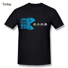 New Arrival Male Cryptocurrency Bitcoin T Shirt Round Neck Man Stylish Design Big Size T-Shirts stylish round neck embroidery hole t shirt