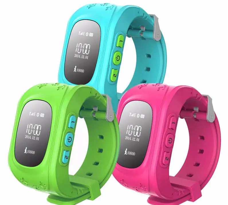 Smart Phone Watch Children Kid Smartwrist Q50 GSM GPRS GPS Locator Tracker Anti-Lost Smartwatch Child Guard for iOS Android