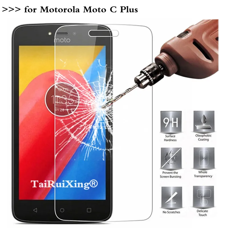 2.5D 0 26 мм 9H закаленное стекло Защита экрана для Motorola Moto C Plus XT1723 XT1724 усиленная