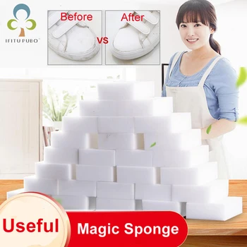 

Hot White Magic Sponges Eraser Melamine Cleaner multi-functional Cleaning Brush 10*6*2cm Sponge dish Kitchen Accessories GYH