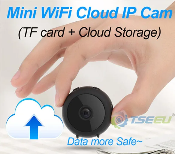 

1080P HD Cloud storage Super mini wifi ip camera inbuilt battery night vision app remotely view wifi sd card wide angle magnet