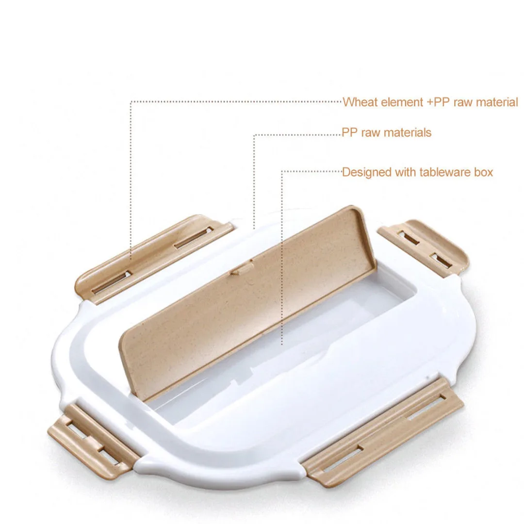 1x Stainless Steel Thermal Bento Kids Lunch Box Children Divided Food Container