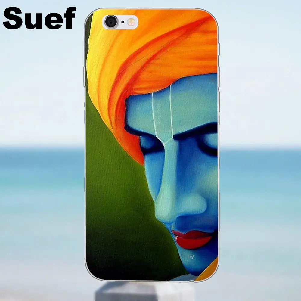 Suef Krishna Art TPU мобильный чехол для iPhone 4 4S 5 5S 5C SE 6 6S 7 8 Plus X Samsung Galaxy A3 A5 J1 J3 J5 J7 2016 2017|for