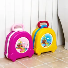 Портативный детский ободок для унитаза Мультфильм Путешествия ребенка горшок автомобиль мягкое Горшок Дети туалет учебный горшок Детские принадлежности