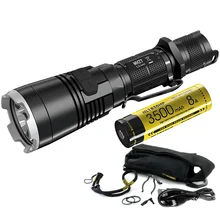 NITECORE MH27 тактический фонарь красный синий зеленый свет CREE XP-L HI V3 Макс 1000 люмен луч бросок 462 м Открытый спортивный факел