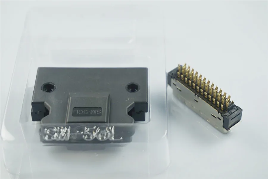 5pcs DIY SCSI Connector MDR 50 Positions Male Plug Gold contact Solder