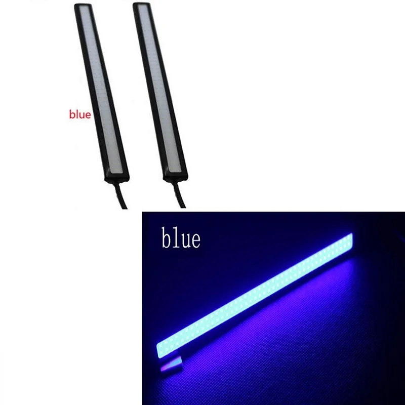 6 Вт 12 В постоянного тока светодиодные лампы 17 см COB дневного света водонепроницаемый 1 пара JTCL054-1-ly - Испускаемый цвет: Синий