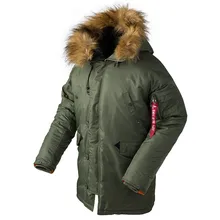 2020 inverno N3B soffio uomo lungo Куртка аляска cappotto cappuccio di pelliccia militare caldo bomber tattico esercito coreano parka spesso