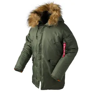 Las mejores ofertas en Tamaño Regular Alpha Parkas abrigos, chaquetas y  chalecos para hombres