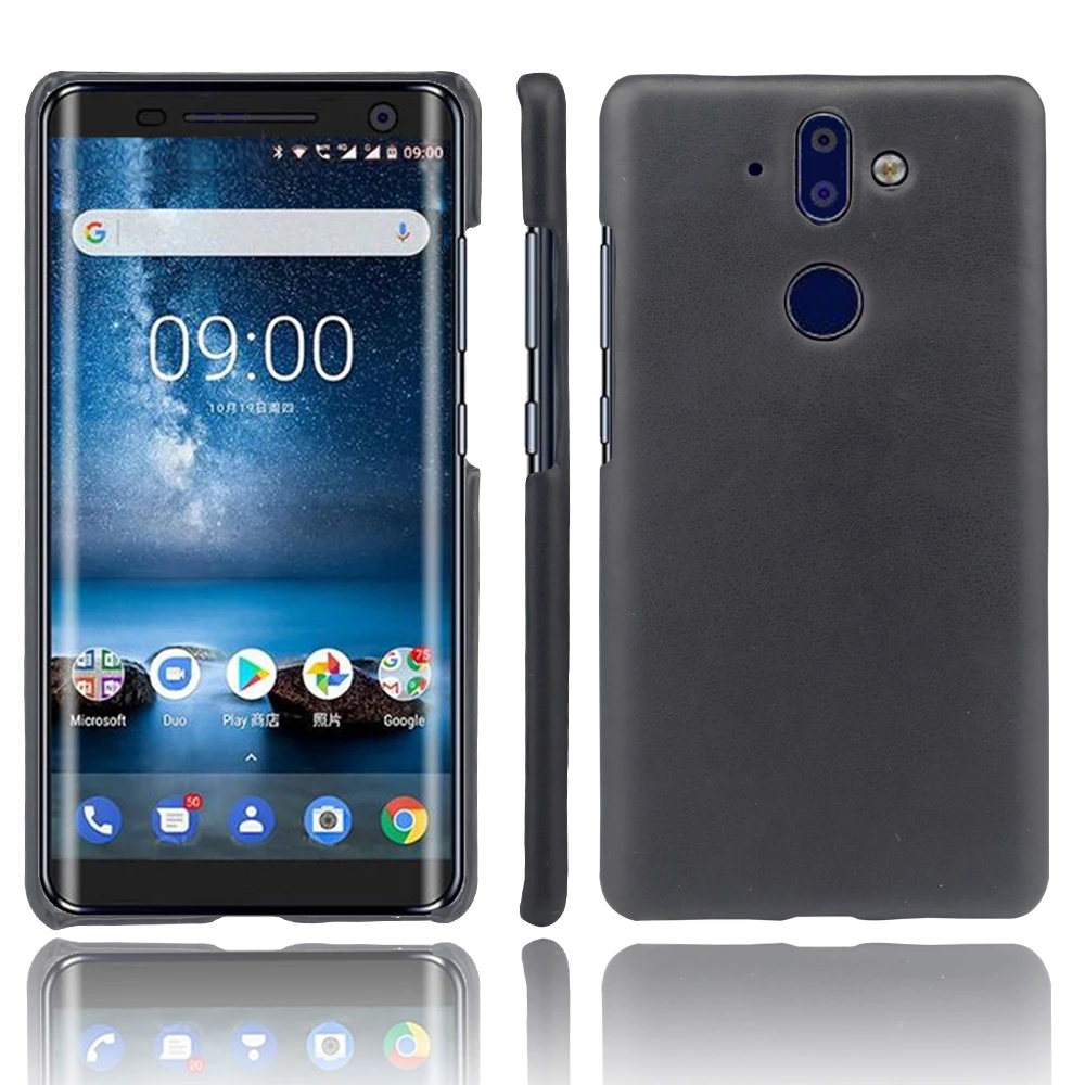Case For Nokia 9 Brown Single Color Phone Cases For Nokia9 Hard Back Covers For Nokia 9 Coque For Nokia9 Support Dropshipping (7)