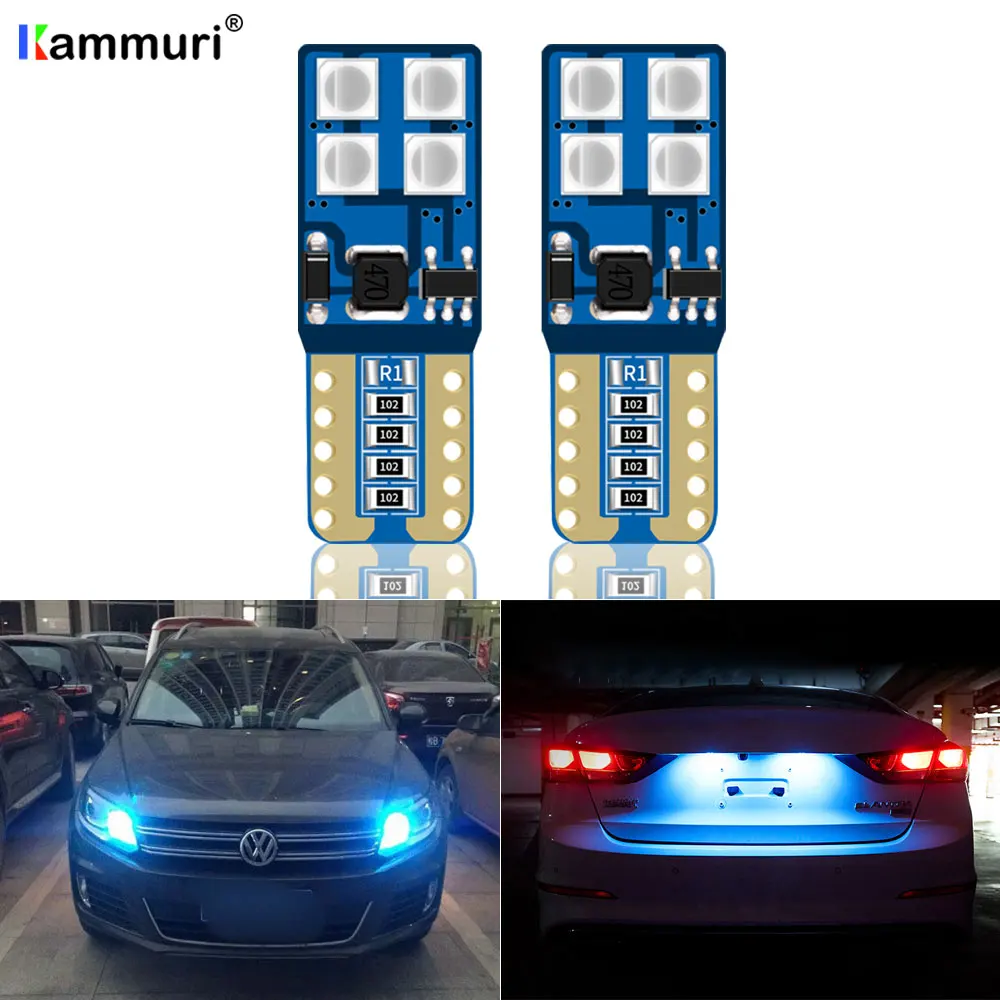 2 шт. T10 светодиодный W5W Canbus 168 194 просвет Автомобильные стояночные огни лампы для VW Passat b5 b6 CC Golf 4 5 6 7 Jetta mk4 mk5 mk6 Polo tiguan