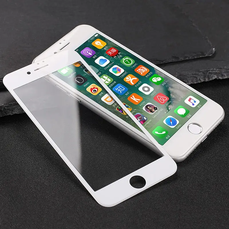 

9D Tempered Glass For iPhone 7 8 6 6s Glass Screen Protector On Full Cover Protective X XS MAX XR 7 8 Plus For iPhone 6 6s Plus