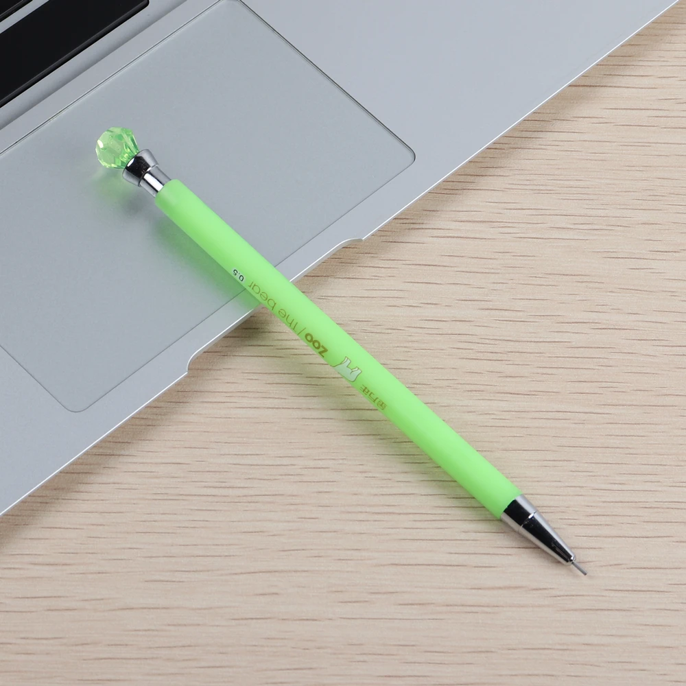 Kawaii Алмазный Кристалл Пластиковый механический карандаш креативное небо автоматические ручки для детей письма школьные принадлежности корейские канцелярские принадлежности