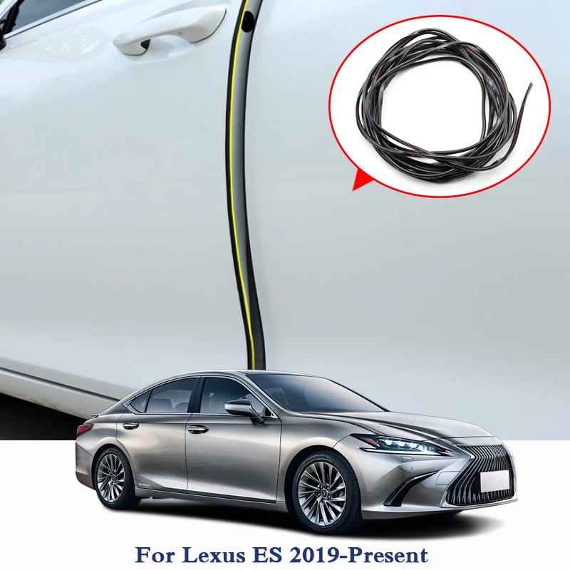 

8M For Lexus ES 2019 U Type Car Door Seal Strip Waterproof Trim Sound Insulation Soundproof Weatherstrip Auto Rubber Seal Strips