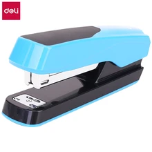 DELI степлер 24/6 26/6 deli 0427 половинчатый степлер офисный планировщик канцелярские скобы аксессуары
