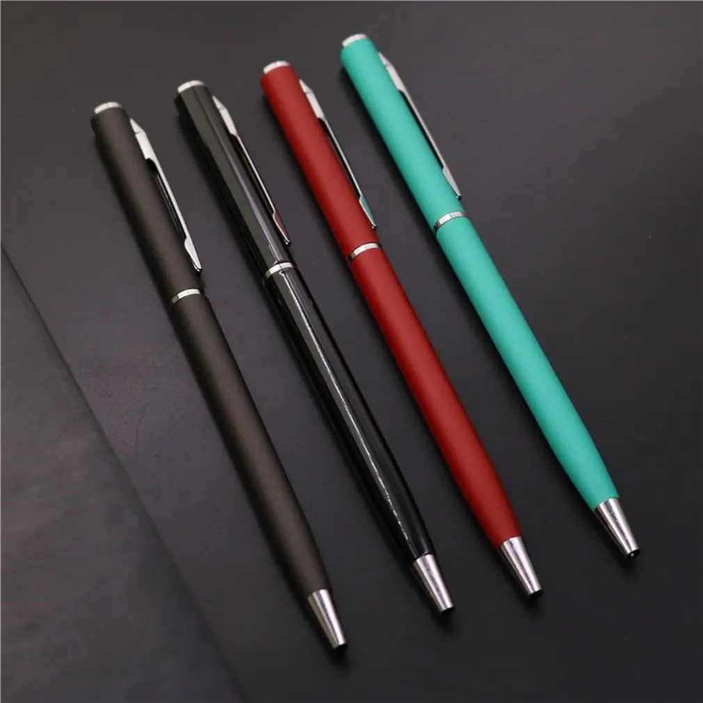 Металлическая шариковая ручка для гостиничного номера с ручкой для письма гладкая рекламная ручка может быть напечатана металлическая ручка с логотипом