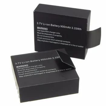 

900mAh 2pcs/set Battery for SJCAM SJ 4000 5000 SJ4000 SJ5000 SJ6000 Sport Action Camera Accessories