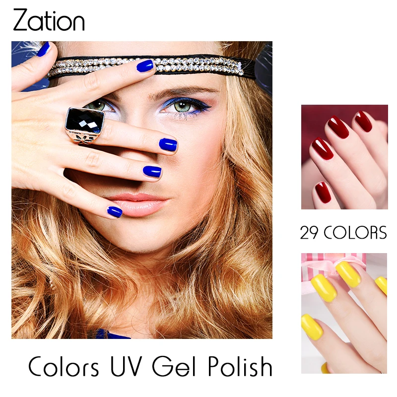 Zation Fashion Nudes цветной Гибридный лак для ногтей 29 Colos Полупостоянный акриловый гель