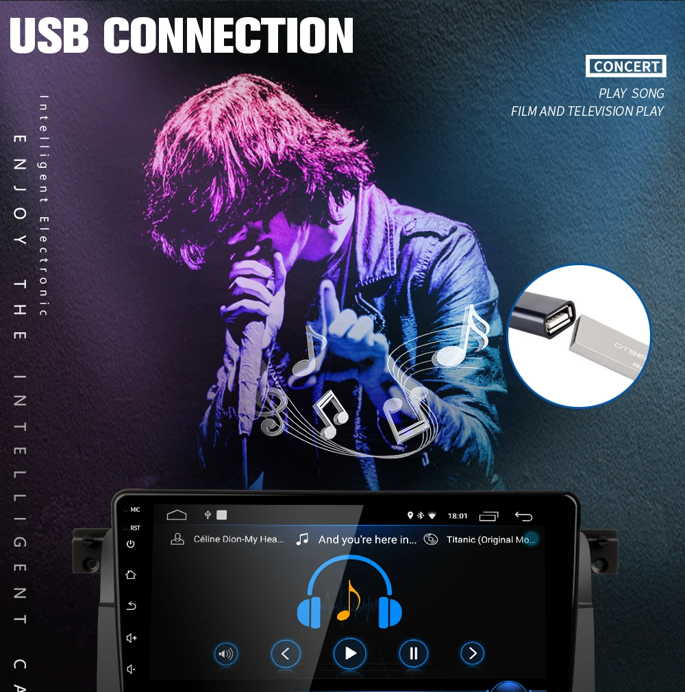Discount Kapud  Car Multimedia Player Android 9.0 No DVD Stereo System GPS  Wifi BT SWC Quad Core for BMW E46/M3/Rover 75/MG ZT/3 Series 5