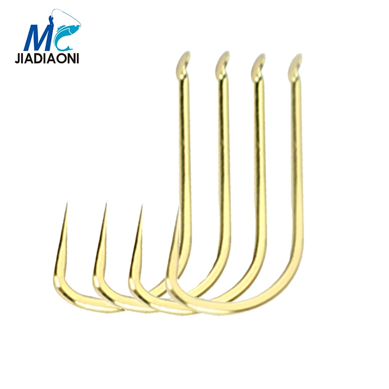 

JIADIAONI 10pieces/Lot Non-barb Fishing Hook High Carbon Hook Fishhooks Lure Fishing Tackle