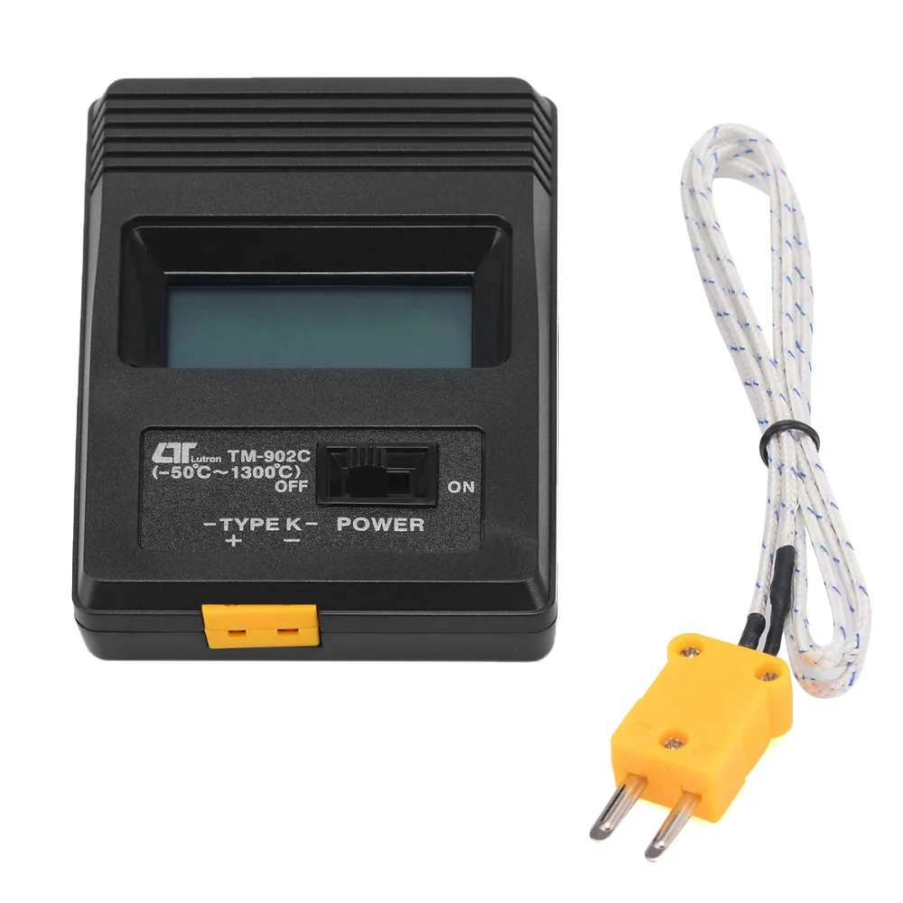 TM 902C Electronic LCD Screen Digital K Type Thermometer Meter Single