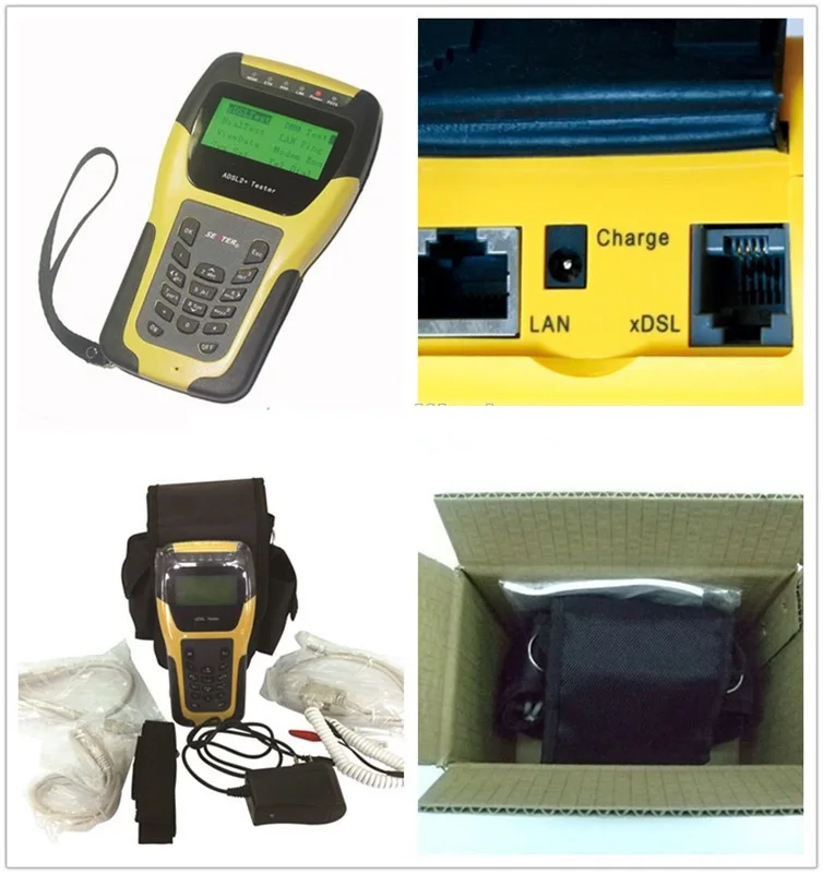 

Free Shipping ST332B VDSL2 Tester for xDSL Line test and Maintenance Tools (ADSL/ADSL2/ADSL2+/VDSL2 /READSL)