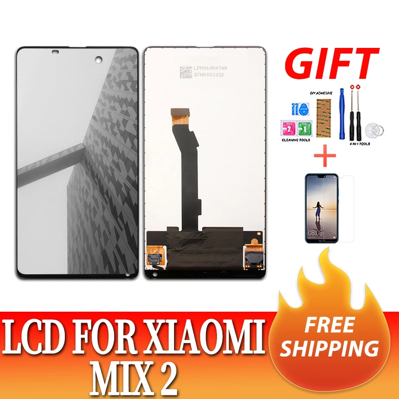 ЖК дисплей 5 99 дюйма для XIAOMI Mix 2/MI дигитайзер сенсорного экрана с рамкой Snapdragon 835 MI