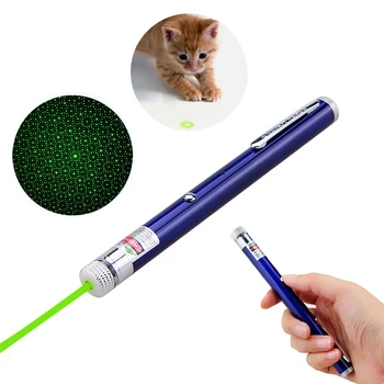

Green Laser Pen Powerful Laser Pointer Presenter Remote Hunting Bore Sighter USB Rechargable