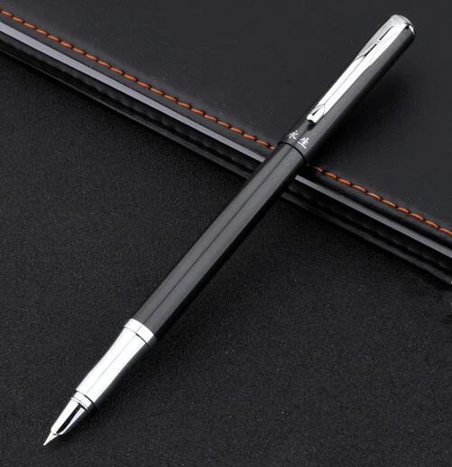 Wingsung черный/розовый/фиолетовый металлическая авторучка канцелярские принадлежности классический 0,38 Перо Чернила ручки для бизнес-подарок