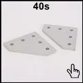 10 шт или 20 шт алюминиевый угловой кронштейн для алюминиевого профиля экструзии 4040 серии