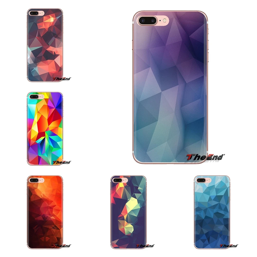 TPU Cases Covers Polygon ART Graphic inspiration For Huawei G7 G8 P7 P8 P9 P10 P20 P30 Lite Mini Pro P Smart Plus 2017 2018 2019 |