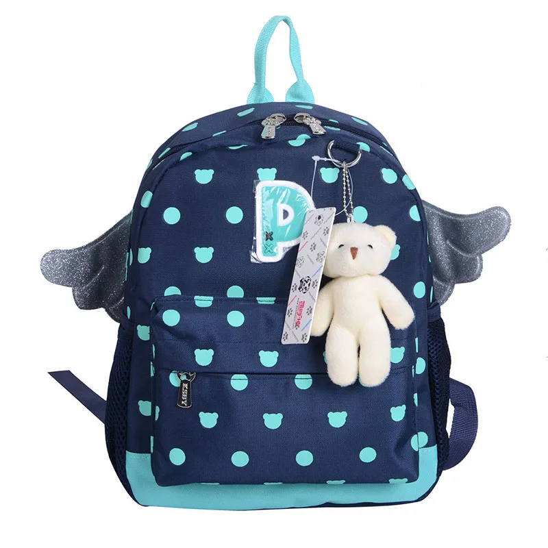 

New 2016 Kids Cute  School Bags Children Oxford  Backpacks For  Girls  Girl Cute Satchel