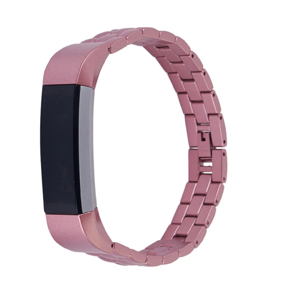 Хорошая Роскошный металлический ремешок из нержавеющей стали для Fitbit Alta Oct 7